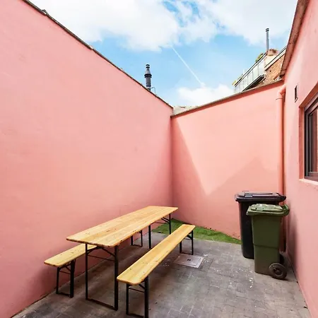Colourful House With Charming Courtyard Near